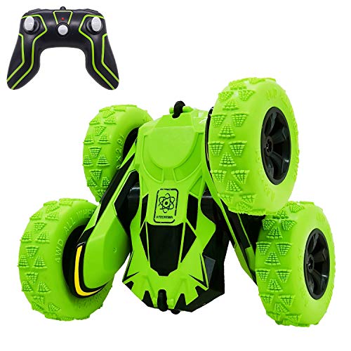 Threeking RC Cars Stunt car Remote Control Car Double Sided 360° Flips Rotating 4WD Outdoor Indoor car Toy Present Gift for Boys/Girls Ages 6+ Threeking RC Cars Stunt car Remote Control Car Double Sided 360° Flips Rotating 4WD Outdoor Indoor car Toy Present Gift for Boys/Girls Ages 6+